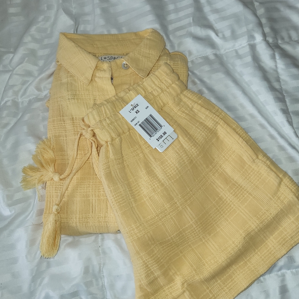 L Space 2 piece short set